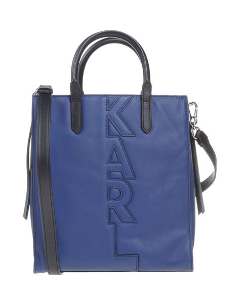 karl lagerfeld blue purse